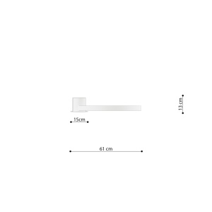 LED полилей 4000K, Rio 55, бежов, 55x61x13 см - Img 9