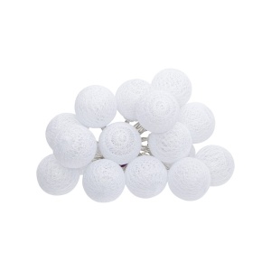 LED светлинна гирлянда за градина Batoni Бял 3.5x260x3.5 см