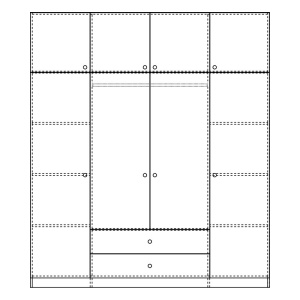 Royal Pako World Sonoma 200x58x230 cm Royal Pako World Sonoma 200x58x230 cm - Img 2