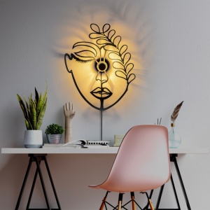 Аплика Flower Faced V2 Черна сянка - Img 2