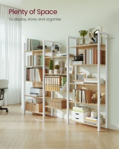 Библиотека Barnet Alb 158x24x166 см - Img 3