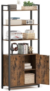 Библиотека Brown Vasagle 24 x 60 x 159,5 cm