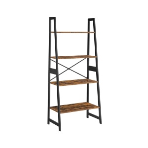 Библиотека Vasagle Кафява 140x63.5x35.5 см