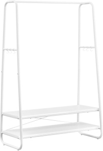 Бяла закачалка Vasagle 100x45x160 cm
