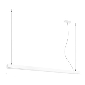 Висяща лампа LED 4000K, Pinne, бял, 150x6x150 см