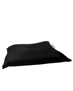 Възглавница за градинско кресло Pouf Pouf Black 100x100x20 cm - Img 10