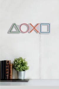 Декоративен LED аксесоар за стена Play Station Multicolour 57x15x2 cm - Img 5