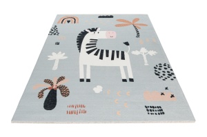 Детски килим eco My Greta светлосин 115x170 см - Img 2