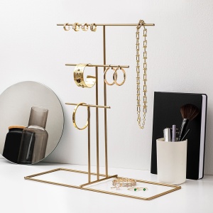Държач за бижута TK-006 Gold 40x41x15 cm - Img 1
