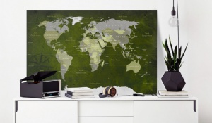 Картина от корк - Malachite World [Карта от корк] 90x60 см - Img 2