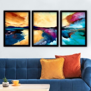 Картина 3 части 3SC33 Многоцветна 35x45 см