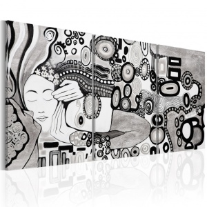 Картина - Silver Kiss 60x30 см