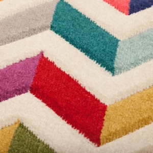 Килим Болеро Многоцветен 160X160 см, кръгъл, Flair Rugs - Img 4