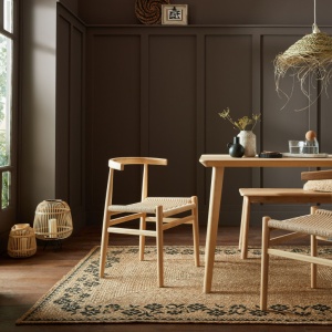 Килим Maisie Natural/Черен 200X290 см, Flair Rugs - Img 1