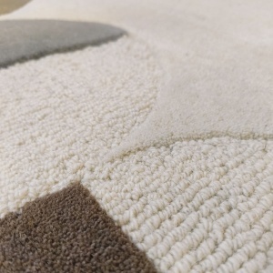 Килим, Mia Scallop Frame Flair Rugs, натурален, 120x170 см - Img 4