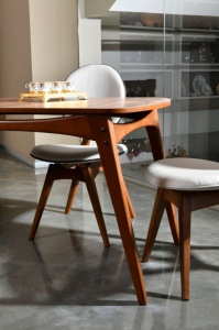 Комплект маса и столове 5 части Touch Wooden - Крем - Img 6