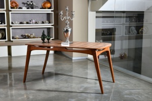 Комплект маса и столове 5 части Touch Wooden - Крем - Img 9