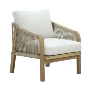 Комплект 4 бр. градинска маса и столове Malibu Бежов 203x79.5x68.5 см - Img 3