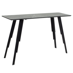 Конзола Lifo МДФ тъмен сив бетон - черен 120x40x75см