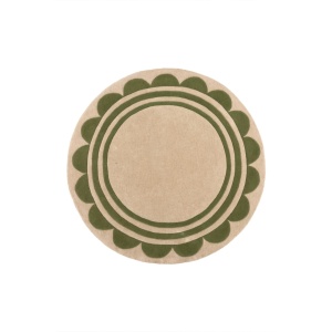 Кръгъл килим Lois Scallop Purple Scallop 120X120 cm, Flair Rugs - Img 2