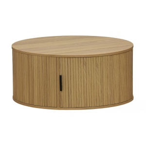 Масичка за кафе Сканди MDF цвят естествено дърво D80x35.5см