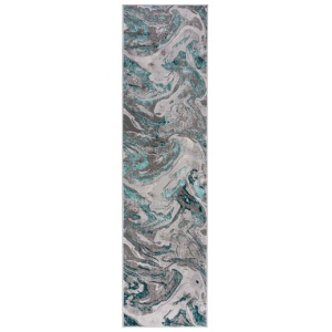 Мраморен килим SMARALD GREEN SMARALD 80X300 cm, Flair Rugs - Img 2