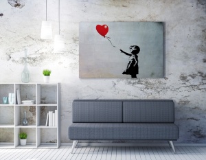 Платно за стена WY06 Multicolour 70x100 cm - Img 2