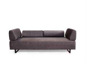 Разтегателен диван за 3 места Infinity Антрацит 220x90x80 см - Img 11