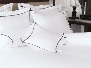 Спално бельо King Size Моно Антрацит (Египетски памук) - Img 2