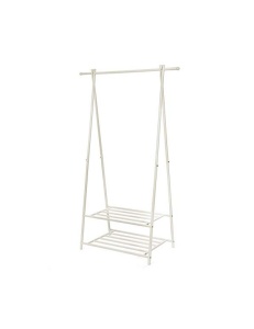 Стойка за закачалки, Songmics, HSR05W, Метал, Бял, 155 x 87 x 41 см