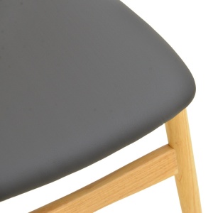 Стол Cardith Anthracite 48x51x78 cm - Img 8