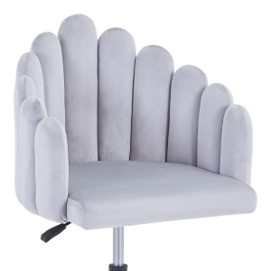 Стол, Manole, Pako World, текстил, сив, 57x50x77-87 см - Img 5