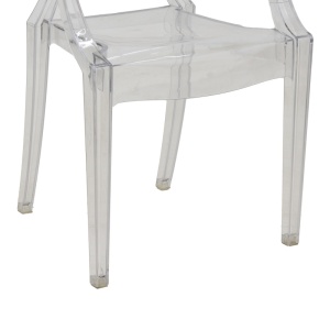 Стол Narova PC прозрачен 43x48x92 cm - Img 5