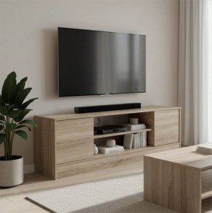 ТВ конзола Sasa Сонома 120x35x41.5 см