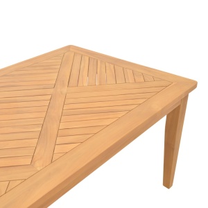 Трапезен комплект от 7 части, Ganny-mady, Pako World, естествен цвят, 200x100x75 см - Img 7