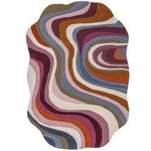 Covor oval Envy Wool Multicolor 200x290 cm - Img 5