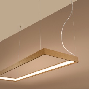 LED полилей 3000K, Tuula, златист, 130x40x150 см - Img 4