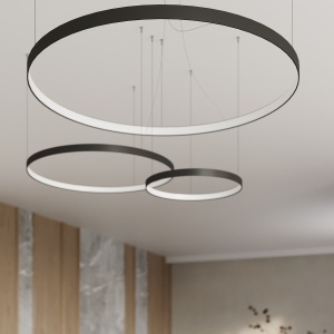 LED полилей 4000K, Rio, черен, 55x55x150 см - Img 12