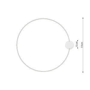 LED полилей 4000K, Rio 110, маслинено зелен, 110x115x16 см - Img 10