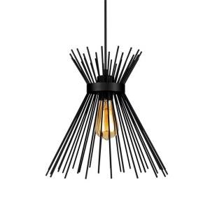 LED полилей Candle I Черен 25x25x30 см