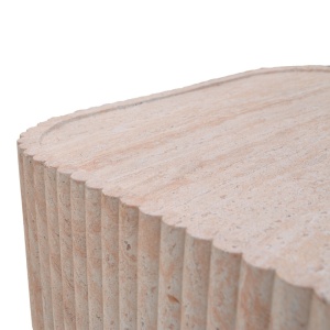 Masuta de cafea, Doric, Pako, Natural 80x80x38 cm - Img 4