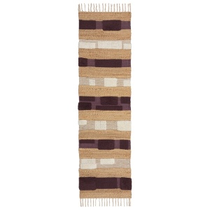 Medina Blocks Purple 60x230 cm, Flair Rugs - Img 4