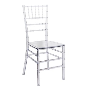 Градински стол Tiffany прозрачен PC 38.5x46x88 cm