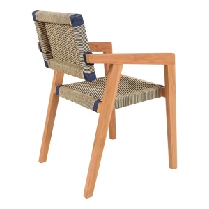 Градински фотьойл Salama Boho Pako World Natural 57x60x85 cm - Img 2