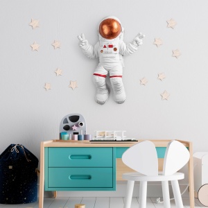 Декоративен аксесоар за стена Yak-001 Astronaut Caramiziu 35x47x10 cm - Img 2