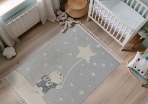 Детски килим Fano сив 120x170 см - Img 3