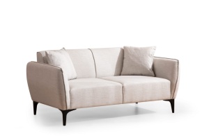 Диван с 2 места Belissimo Beige 160x67x95 cm - Img 4