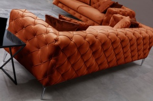 Диван с 2 места Como Orange 197x73x90 cm - Img 2