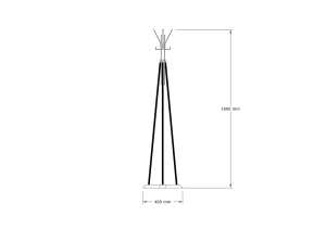 Дъбова закачалка Foley 41x160 cm - Img 4