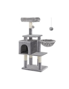 Дърво за котки, Feandrea, PCT52W, Сиво, 110 см